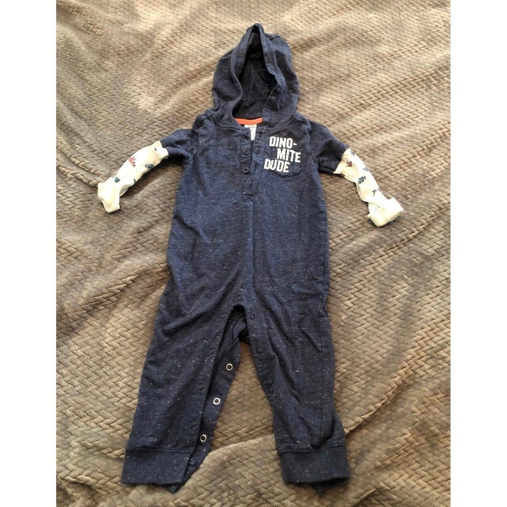 Carters 1 piece Dyno Mite Dude - size 12 months